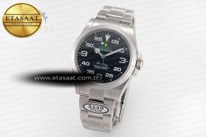 Air-King 126900 Clean 1:1 Best Edition 904L Steel Black Dial on SS Bracelet VR3230 - Görsel 2