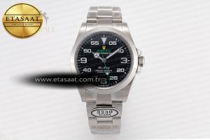 Air-King 126900 Clean 1:1 Best Edition 904L Steel Black Dial on SS Bracelet VR3230 - Görsel 3