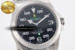 Air-King 126900 Clean 1:1 Best Edition 904L Steel Black Dial on SS Bracelet VR3230 - Görsel 5