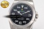 Air-King 126900 Clean 1:1 Best Edition 904L Steel Black Dial on SS Bracelet VR3230 - Görsel 6