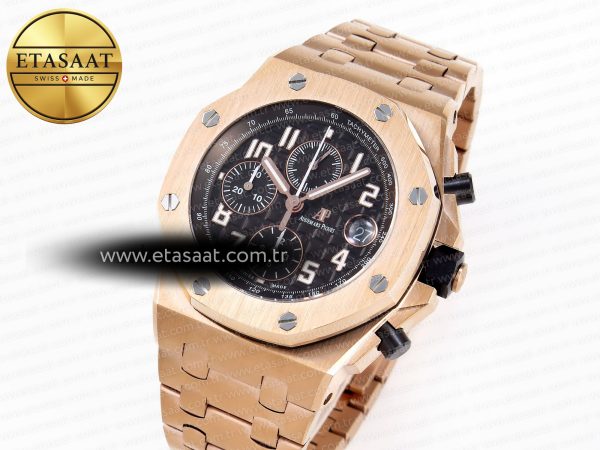 Audemars Piguet Royal Oak RG/RG Black/Blk APF A3126