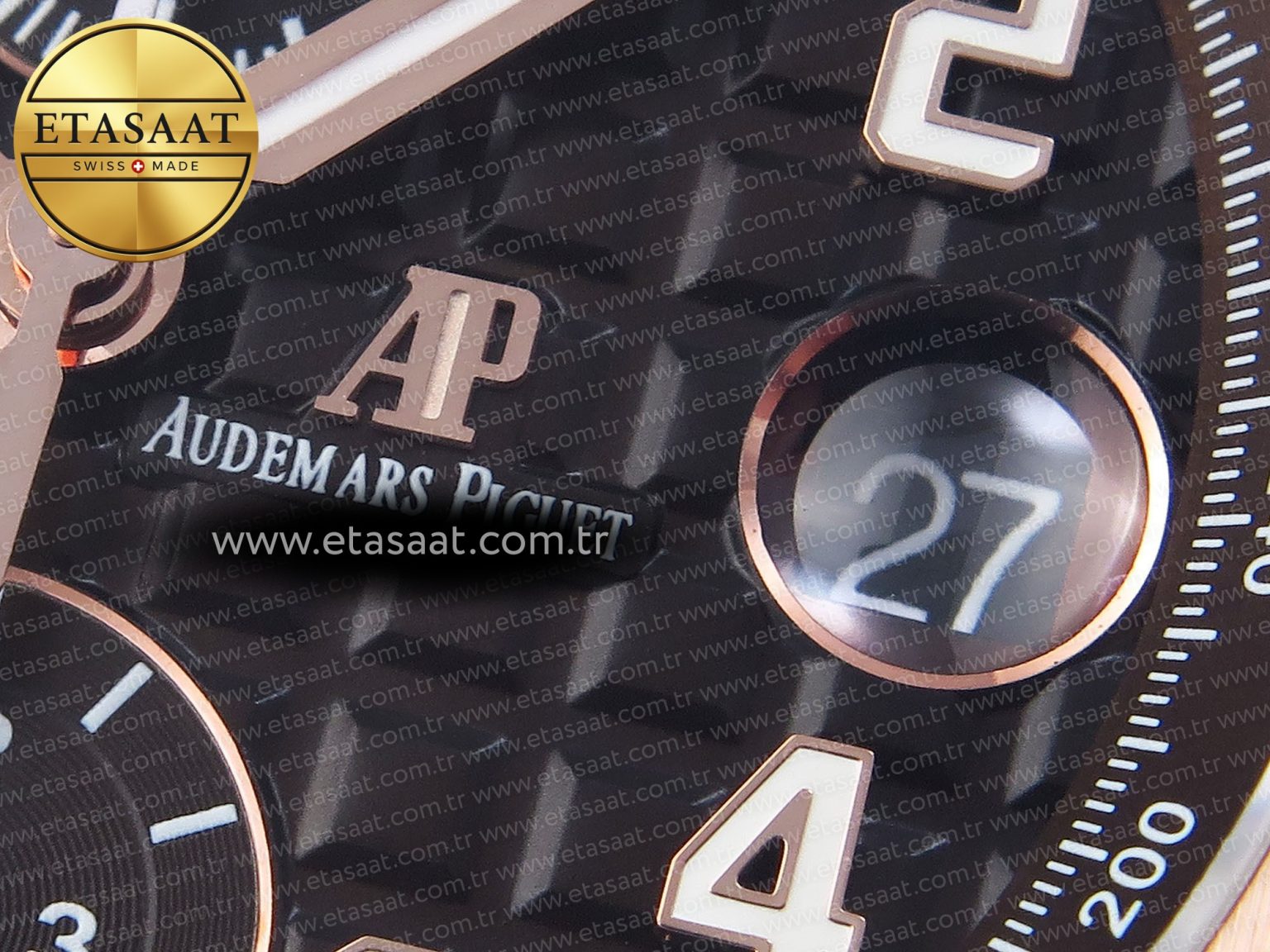 Audemars Piguet Royal Oak RG/RG Black/Blk APF A3126 - Görsel 10
