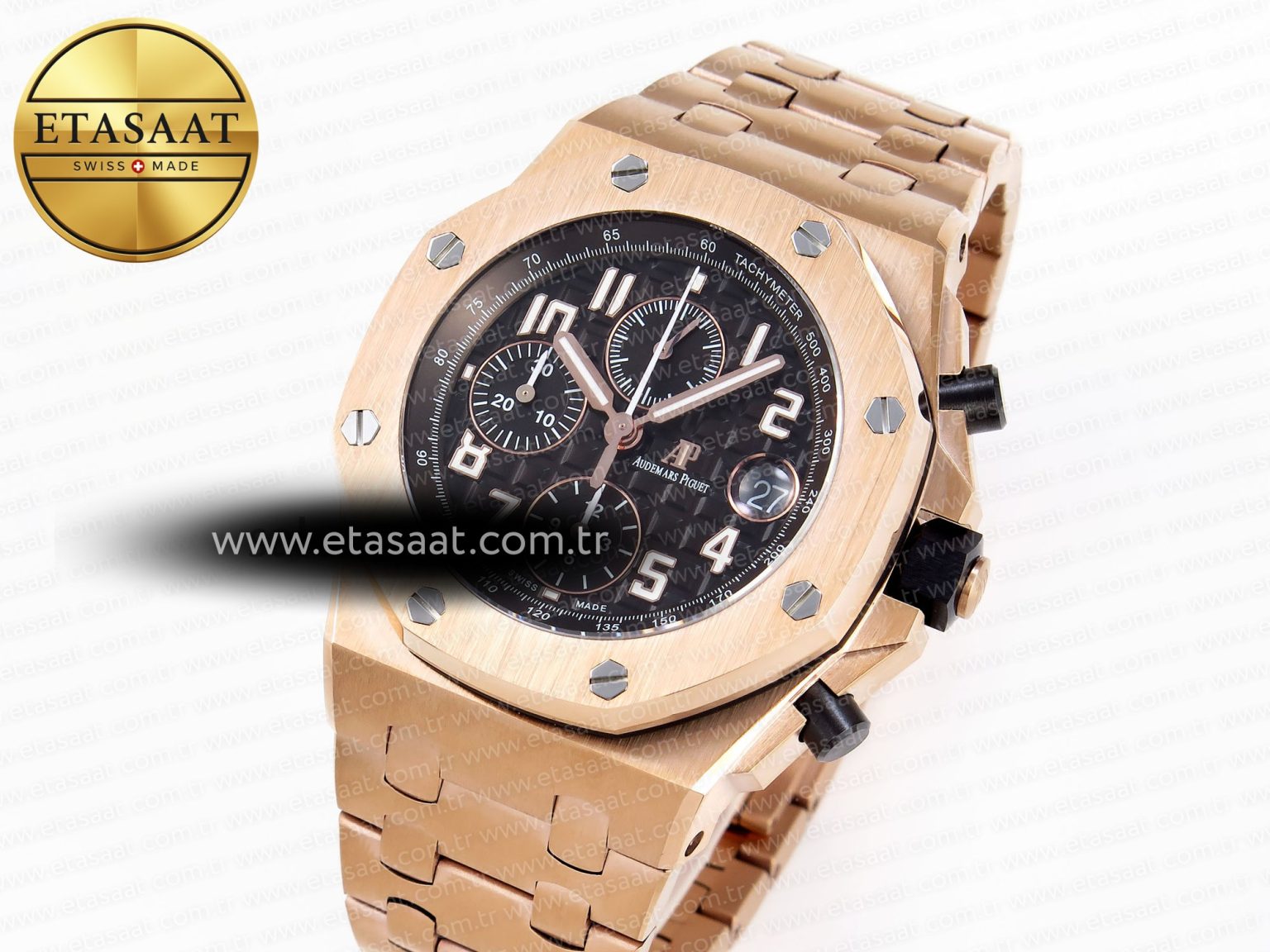 Audemars Piguet Royal Oak RG/RG Black/Blk APF A3126 - Görsel 2