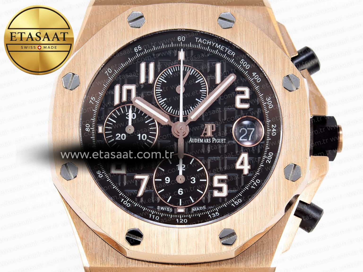 Audemars Piguet Royal Oak RG/RG Black/Blk APF A3126 - Görsel 4