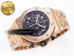 Audemars Piguet Royal Oak RG/RG Black/Blk APF A3126 - Görsel 6