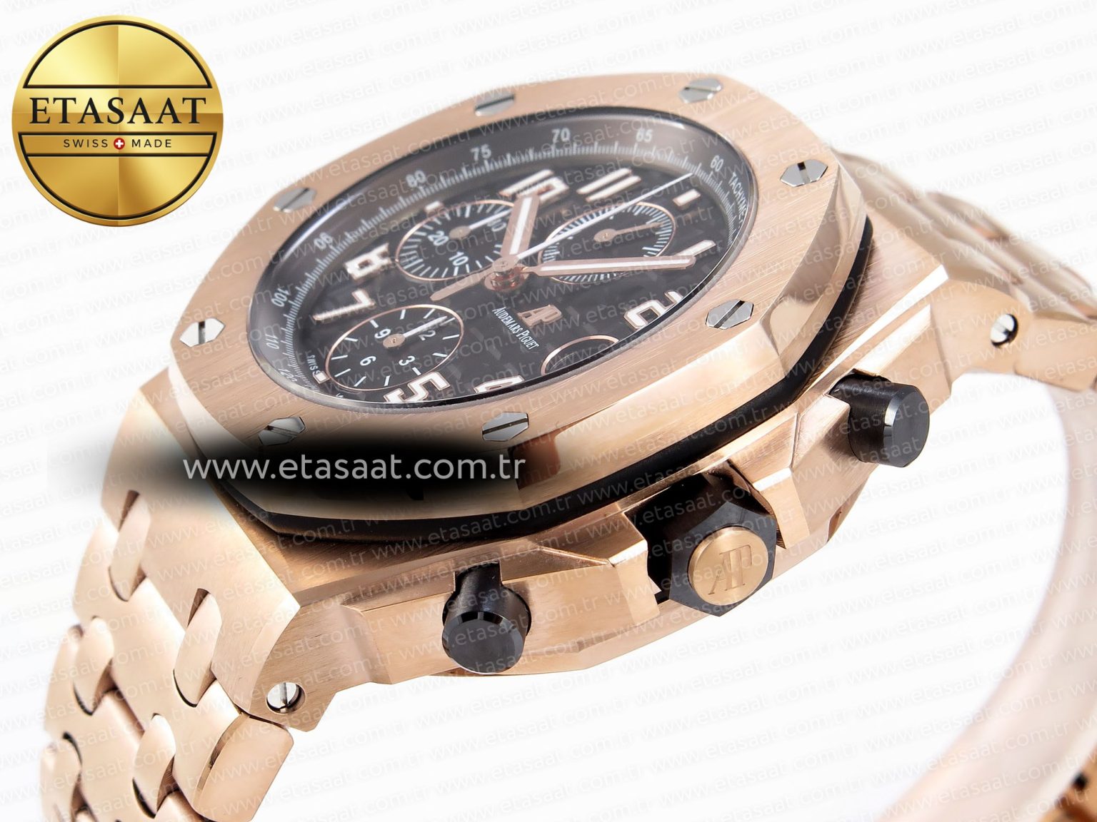 Audemars Piguet Royal Oak RG/RG Black/Blk APF A3126 - Görsel 8