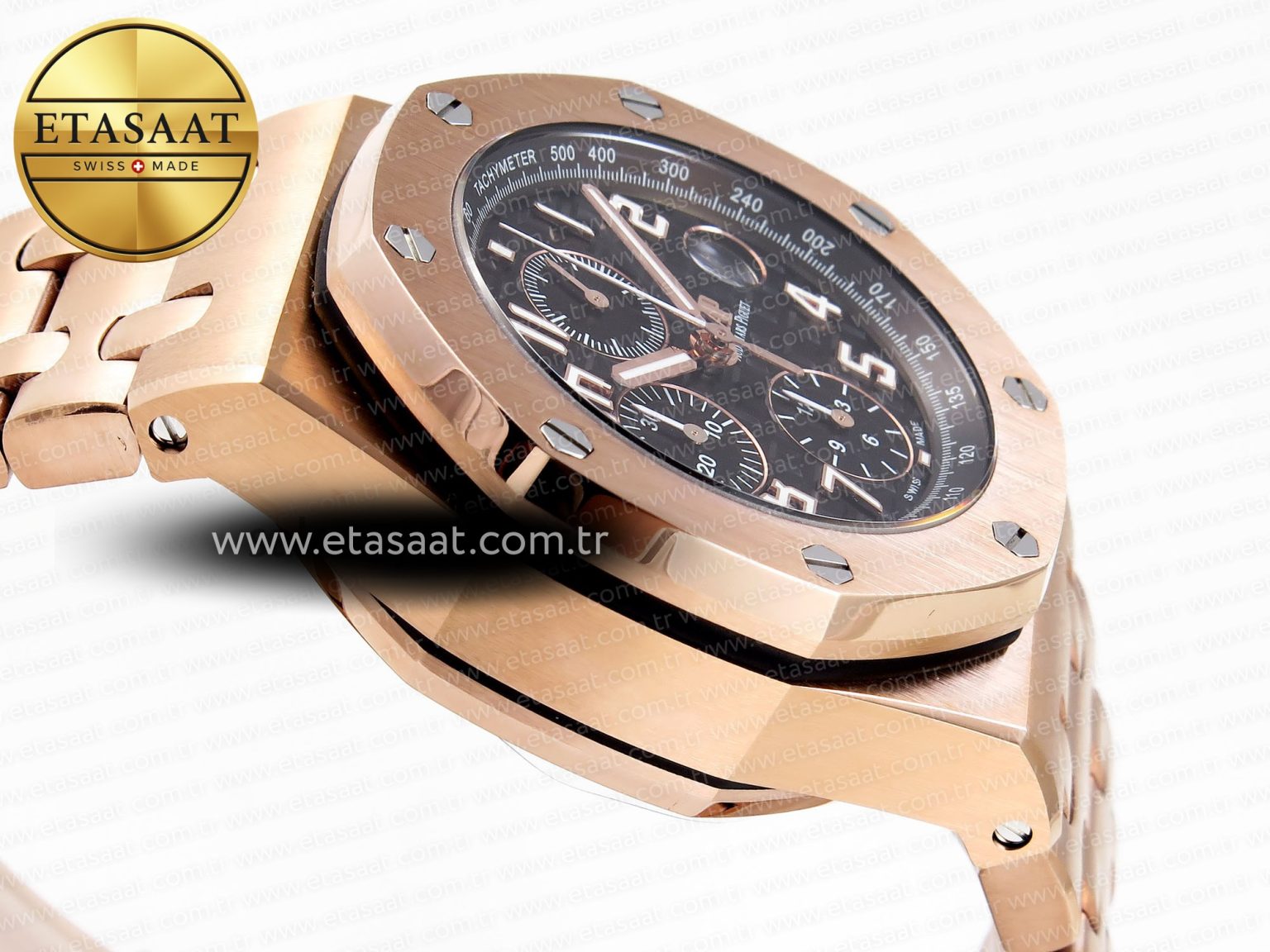 Audemars Piguet Royal Oak RG/RG Black/Blk APF A3126 - Görsel 9