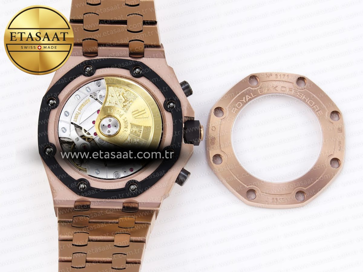 Audemars Piguet Royal Oak RG/RG Black/Gold APF A3126 - Görsel 19