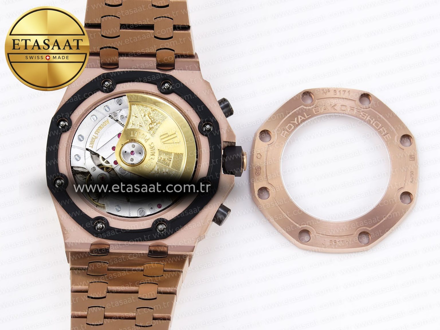 Audemars Piguet Royal Oak RG/RG Black/Gold APF A3126 - Görsel 19