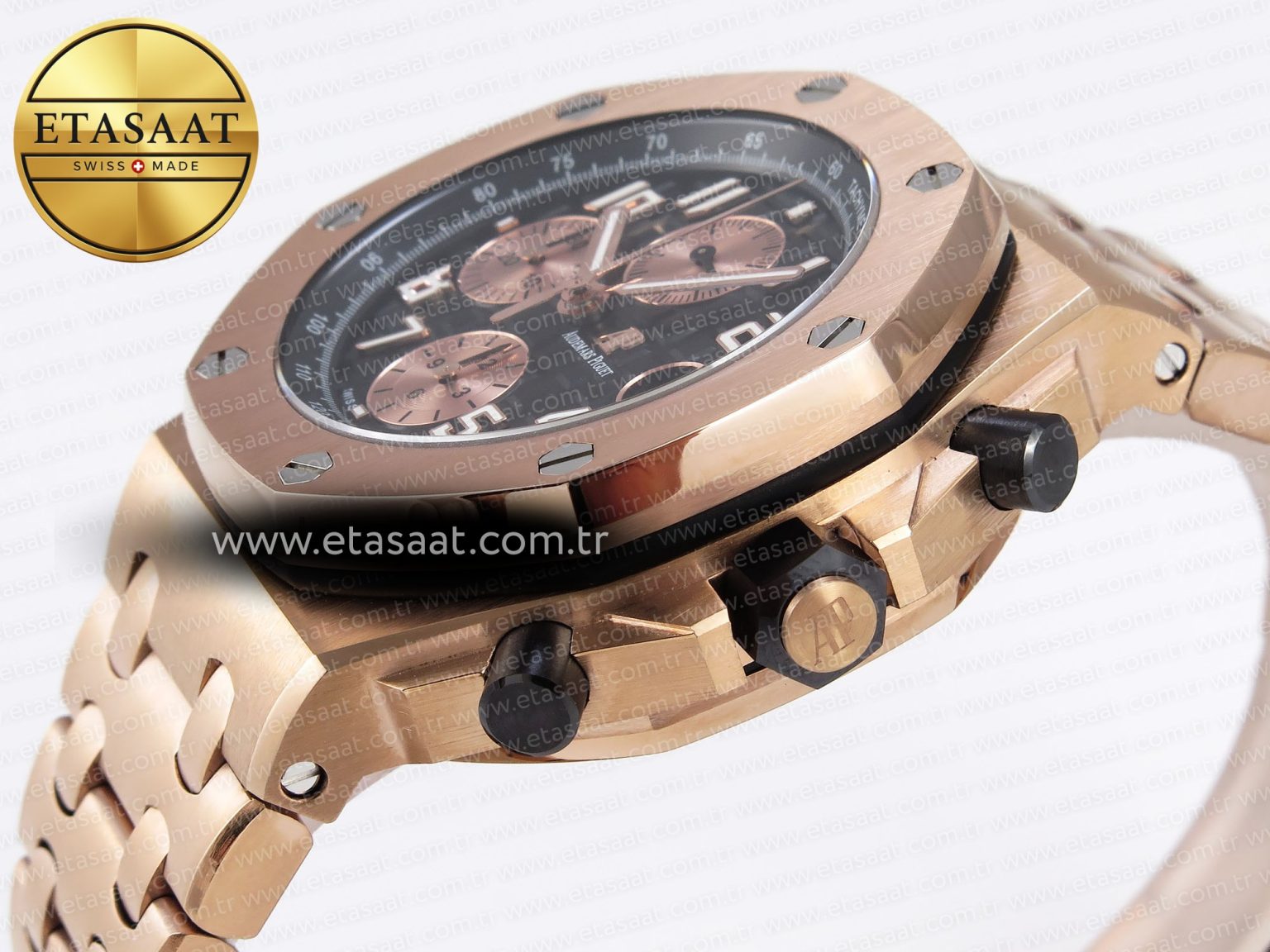 Audemars Piguet Royal Oak RG/RG Black/Gold APF A3126 - Görsel 8
