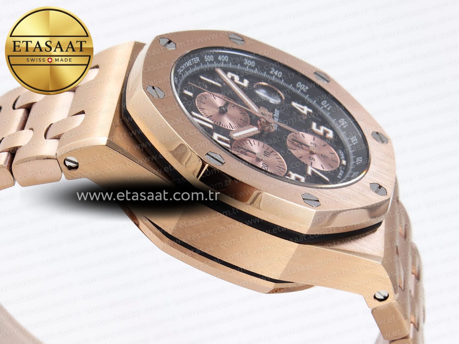 Audemars Piguet Royal Oak RG/RG Black/Gold APF A3126 - Görsel 9