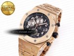 Audemars Piguet Royal Oak  RG/RG Black/Num APF A3126