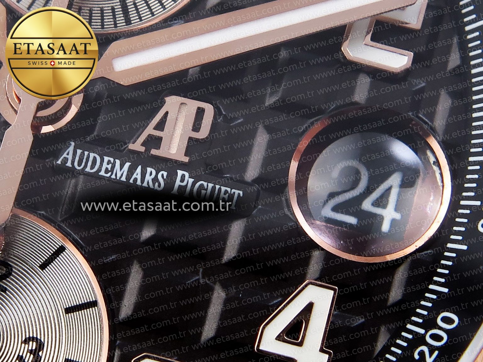 Audemars Piguet Royal Oak  RG/RG Black/Num APF A3126 - Görsel 10