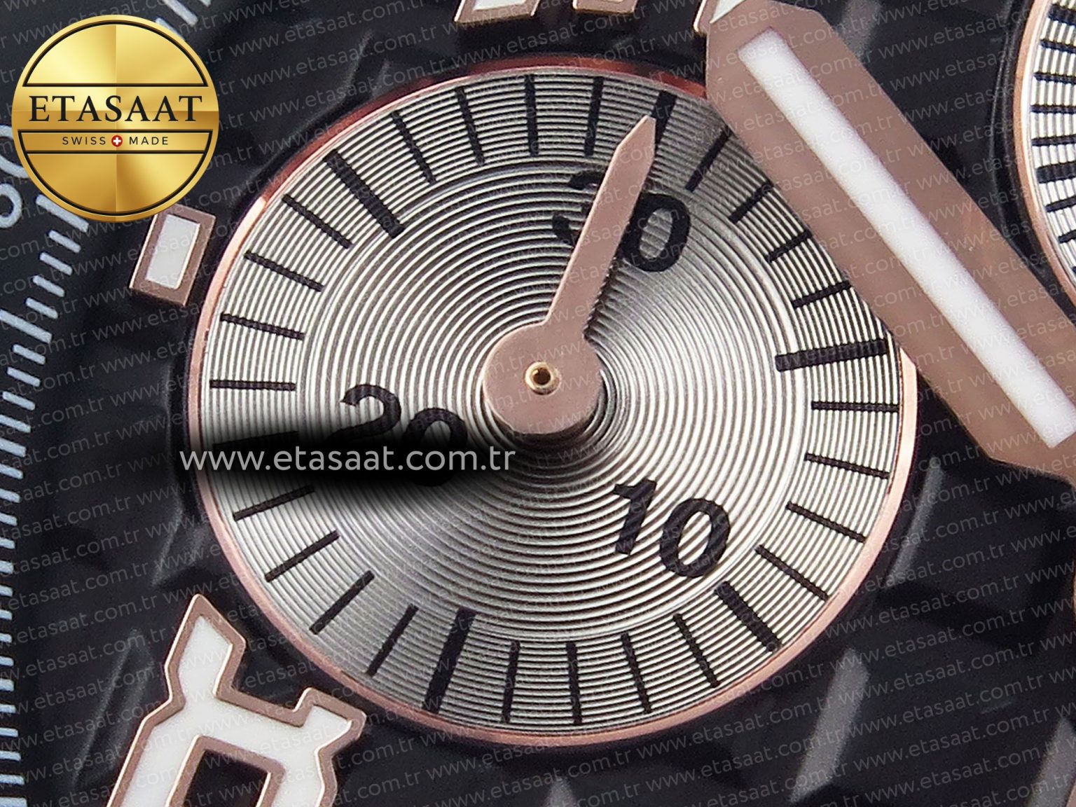 Audemars Piguet Royal Oak  RG/RG Black/Num APF A3126 - Görsel 11