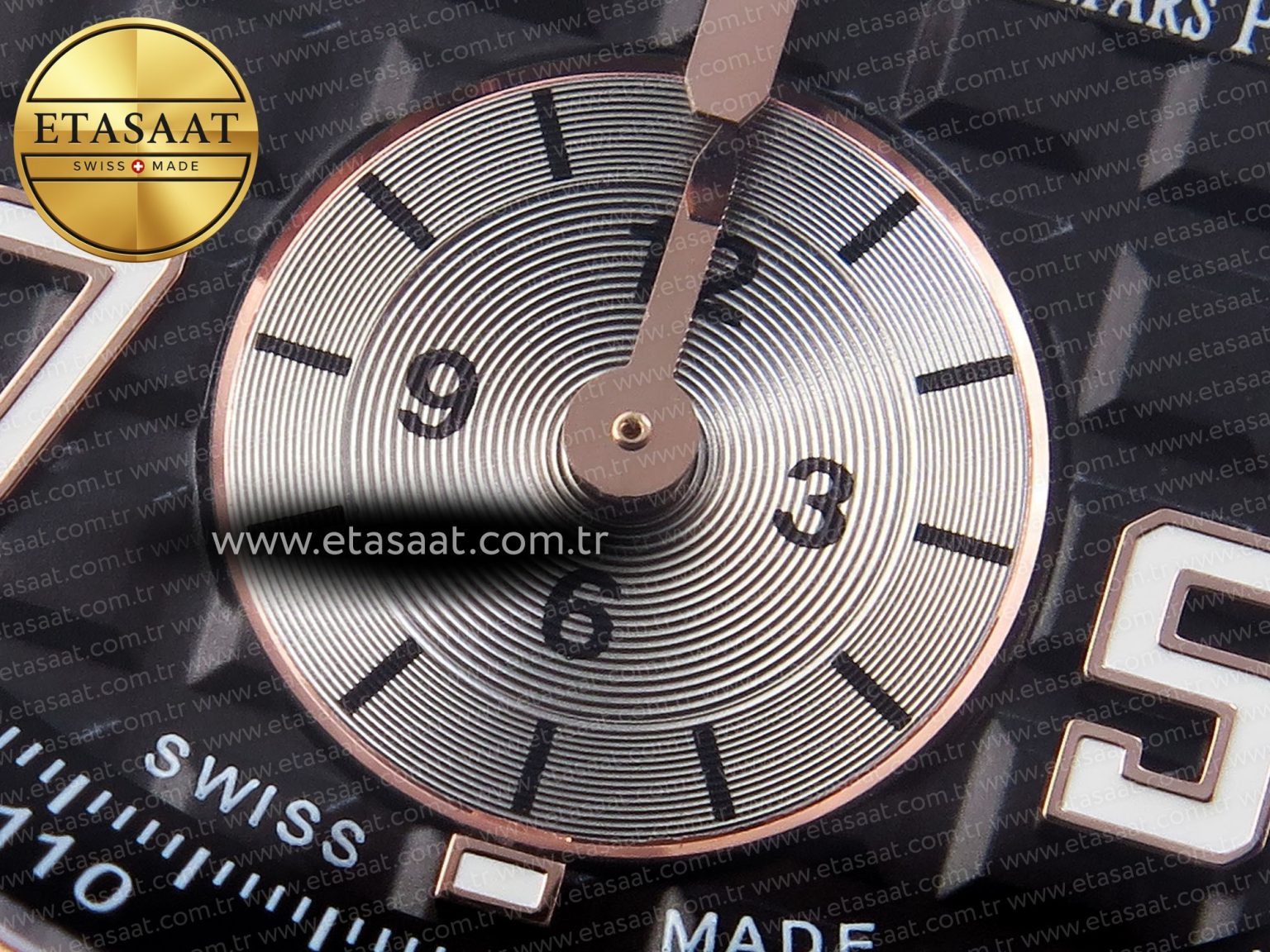 Audemars Piguet Royal Oak  RG/RG Black/Num APF A3126 - Görsel 13
