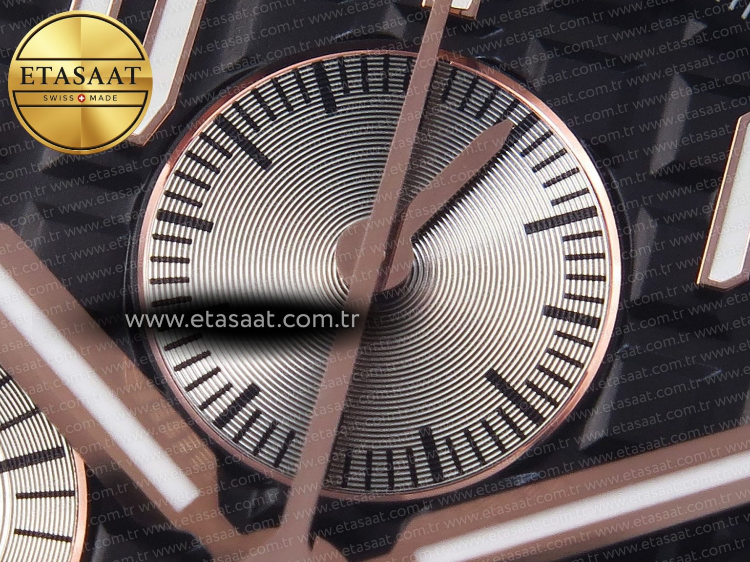 Audemars Piguet Royal Oak  RG/RG Black/Num APF A3126 - Görsel 14