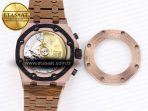 Audemars Piguet Royal Oak  RG/RG Black/Num APF A3126 - Görsel 19
