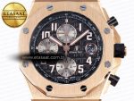 Audemars Piguet Royal Oak  RG/RG Black/Num APF A3126 - Görsel 4