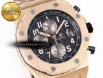 Audemars Piguet Royal Oak  RG/RG Black/Num APF A3126 - Görsel 5