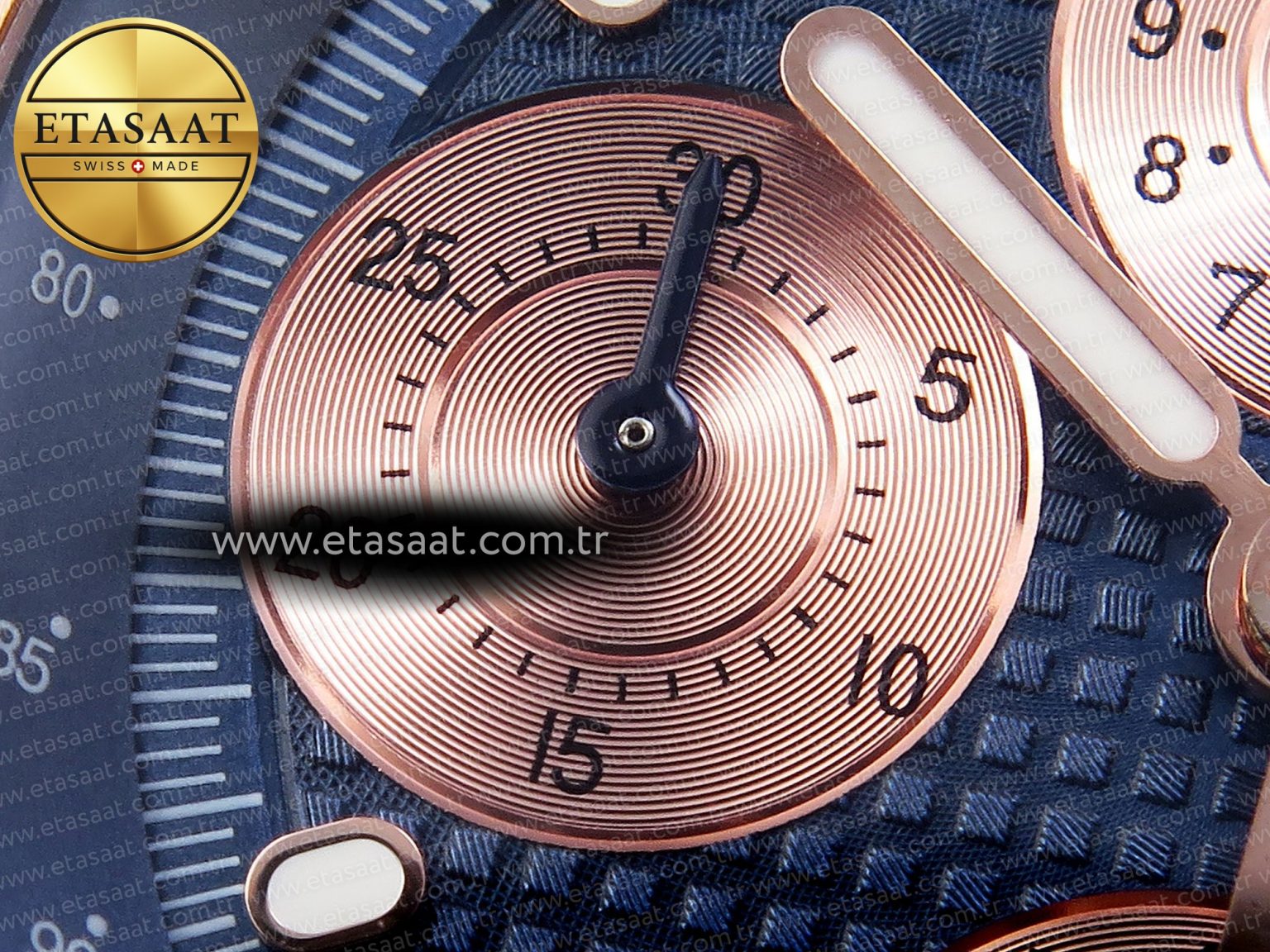Audemars Piguet Royal Oak RG/RG Blue/Gold APF A7750 - Görsel 12