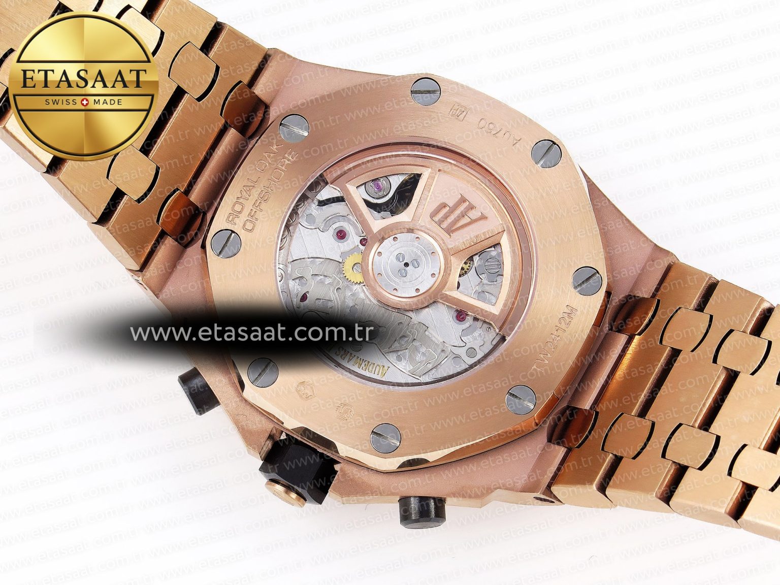 Audemars Piguet Royal Oak RG/RG Blue/Gold APF A7750 - Görsel 18