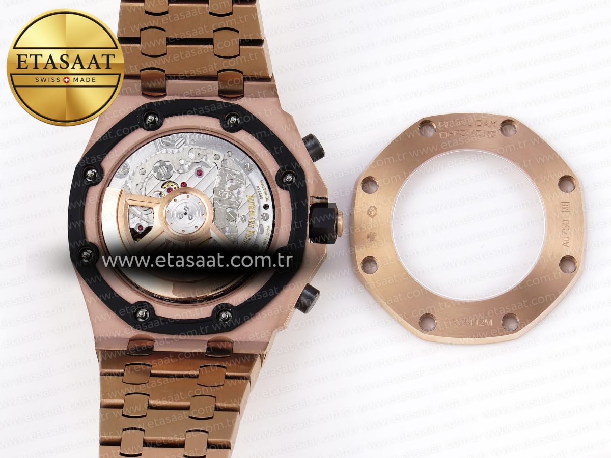 Audemars Piguet Royal Oak RG/RG Blue/Gold APF A7750 - Görsel 19