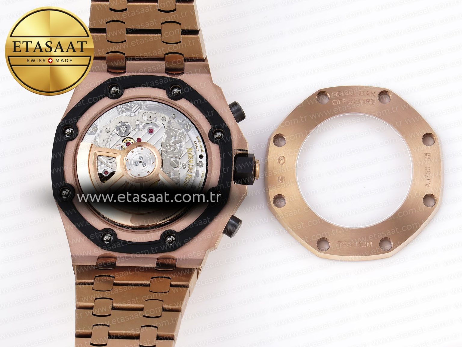 Audemars Piguet Royal Oak RG/RG Blue/Gold APF A7750 - Görsel 19
