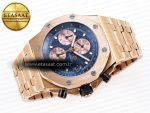 Audemars Piguet Royal Oak RG/RG Blue/Gold APF A7750 - Görsel 6