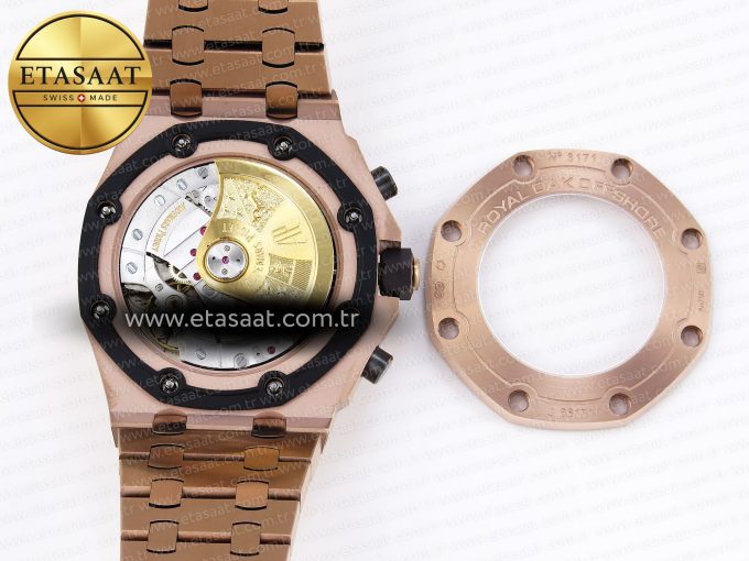 Audemars Piguet – Royal Oak Offshore 42mm RG/RG Gold/Num APF A3126 - Görsel 19