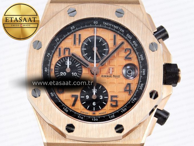Audemars Piguet – Royal Oak Offshore 42mm RG/RG Gold/Num APF A3126 - Görsel 4