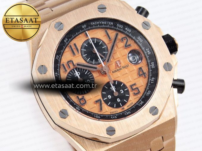 Audemars Piguet – Royal Oak Offshore 42mm RG/RG Gold/Num APF A3126 - Görsel 5
