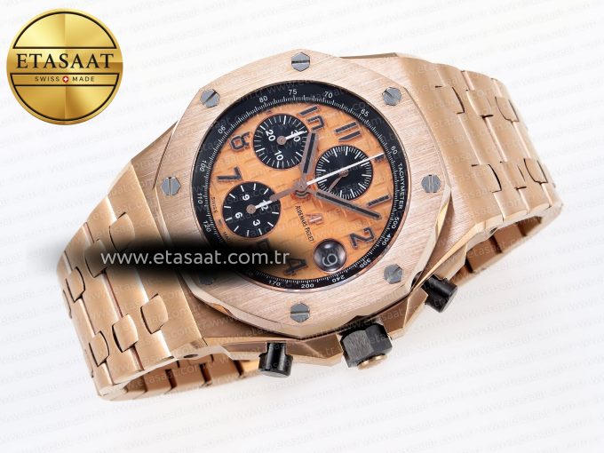 Audemars Piguet – Royal Oak Offshore 42mm RG/RG Gold/Num APF A3126 - Görsel 6