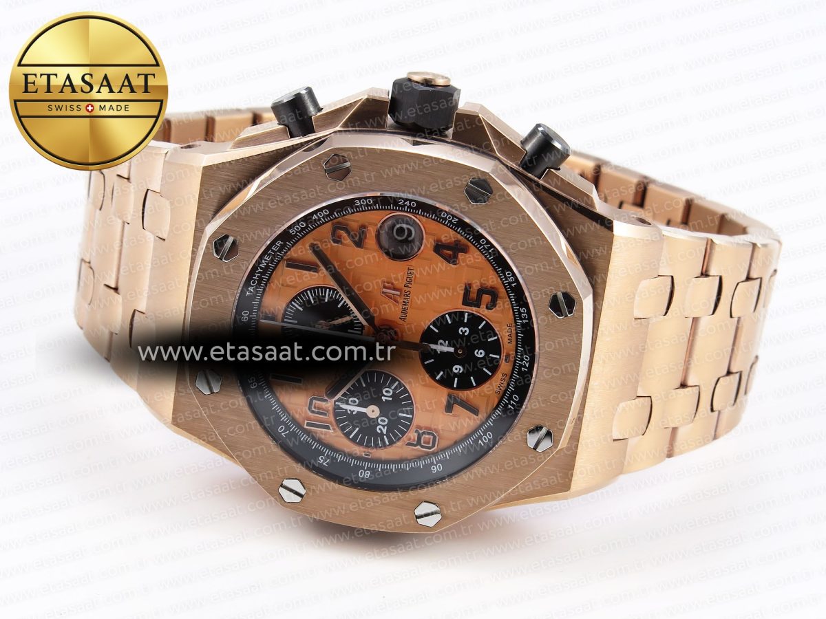 Audemars Piguet Royal Oak RG/RG Gold/Num APF A3126 - Görsel 7