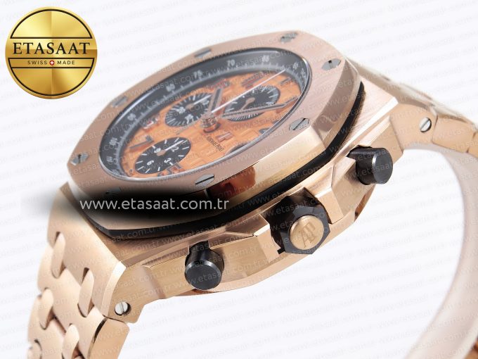 Audemars Piguet – Royal Oak Offshore 42mm RG/RG Gold/Num APF A3126 - Görsel 8
