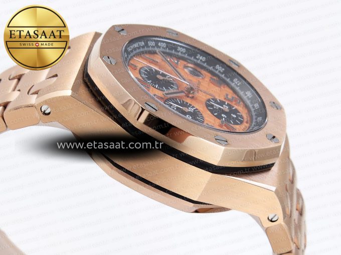 Audemars Piguet – Royal Oak Offshore 42mm RG/RG Gold/Num APF A3126 - Görsel 9