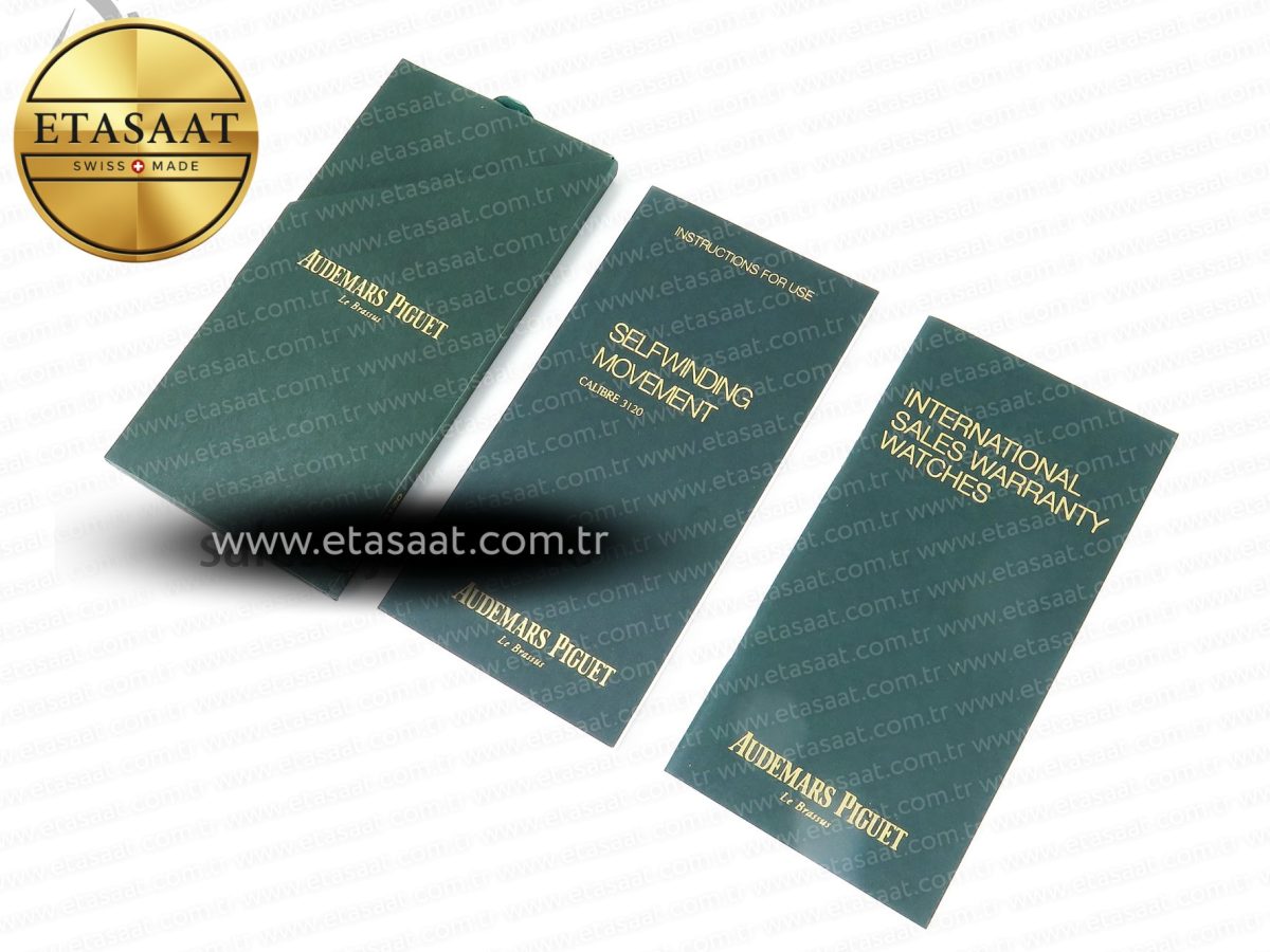 AUDEMARS PIGUET THE LATEST VERSION BOX AND PAPERS - Görsel 16