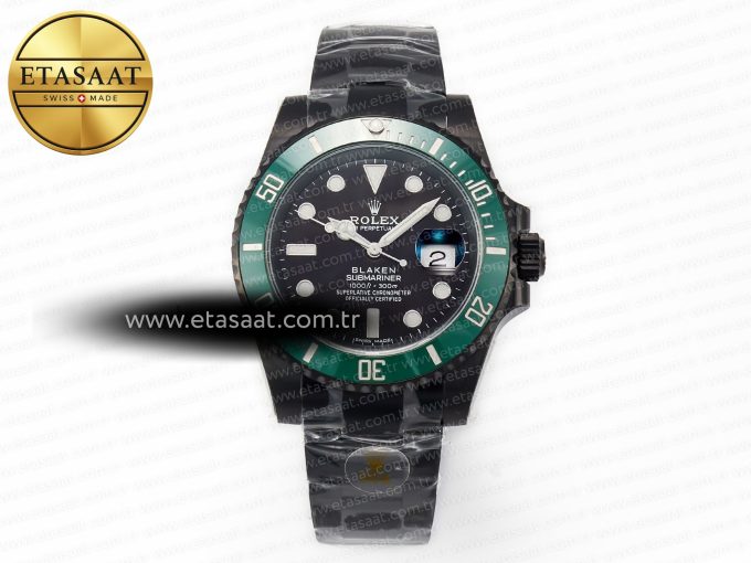 Blaken Sub Green PVD/SS Black V6F V2 VS3135 - Görsel 3