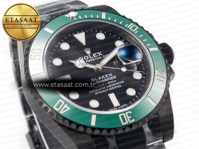 Blaken Sub Green PVD/SS Black V6F V2 VS3135 - Görsel 5