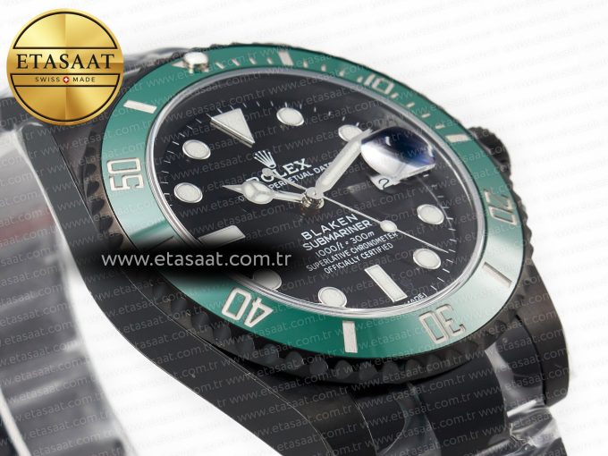 Blaken Sub Green PVD/SS Black V6F V2 VS3135 - Görsel 7