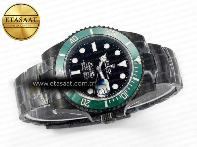 Blaken Sub Green PVD/SS Black V6F V2 VS3135 - Görsel 8