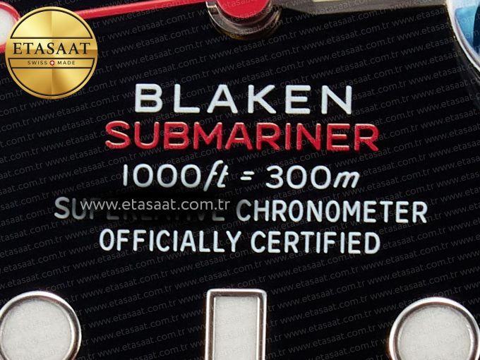 Blaken Submariner Red PVD/SS Black V6F V2 VS3135 - Görsel 11