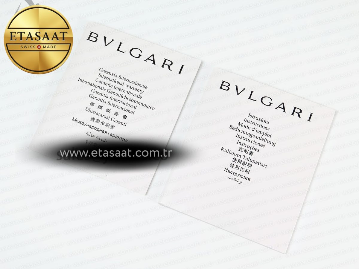 BVLGARI BOXSET WITH PAPERS - Görsel 14