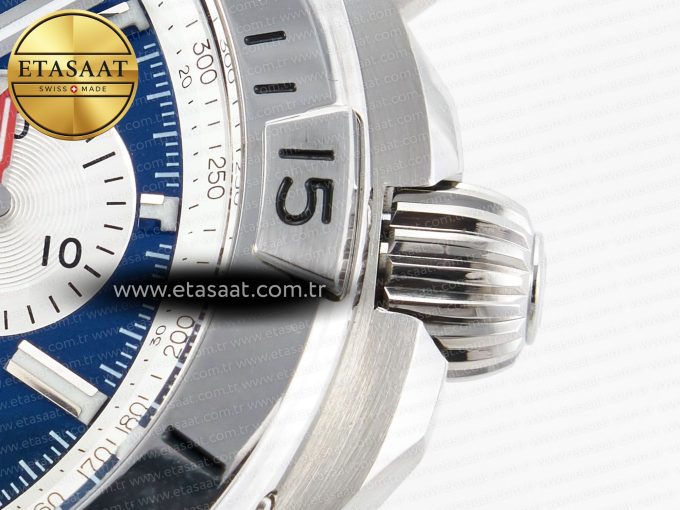Chronomat B01 France 42mm SS BLSF 1:1 Best Edition Blue Dial on SS Bracelet A7750 - Görsel 11
