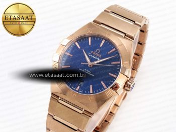 CONSTELLATION 39MM RG ASWF 1:1 BEST EDITION BLUE DIAL ON RG BRACELET A8801