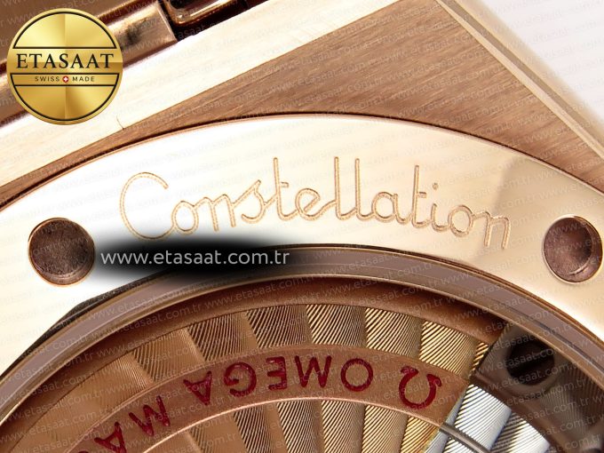 CONSTELLATION 39MM RG ASWF 1:1 BEST EDITION BLUE DIAL ON RG BRACELET A8801 - Görsel 19