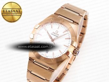 CONSTELLATION 39MM RG ASWF 1:1 BEST EDITION WHITE DIAL ON RG BRACELET A8801