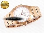 CONSTELLATION 39MM RG ASWF 1:1 BEST EDITION WHITE DIAL ON RG BRACELET A8801 - Görsel 5