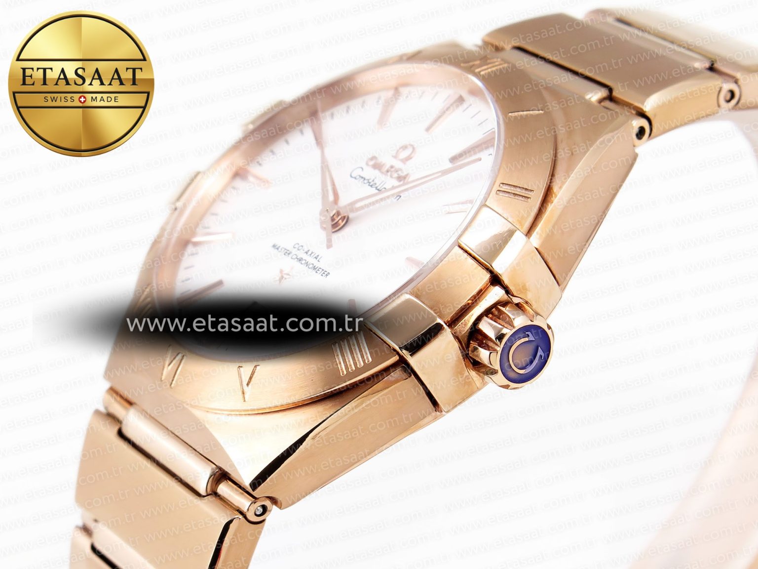 CONSTELLATION 39MM RG ASWF 1:1 BEST EDITION WHITE DIAL ON RG BRACELET A8801 - Görsel 6