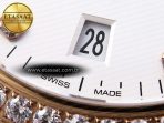 Omega CONSTELLATION 39MM RG DIAMONDS WHITE DIAL ON RGA8801 - Görsel 12