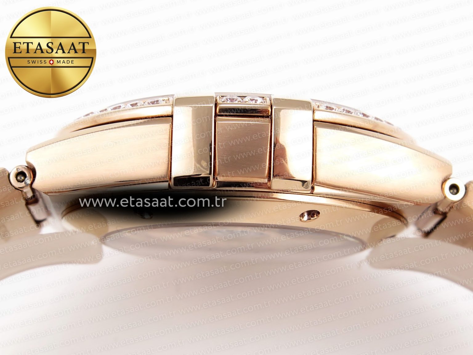 CONSTELLATION 39MM RG DIAMONDS BEZEL ASWF 1:1 BEST EDITION WHITE DIAL ON RG BRACELET A8801 - Görsel 9